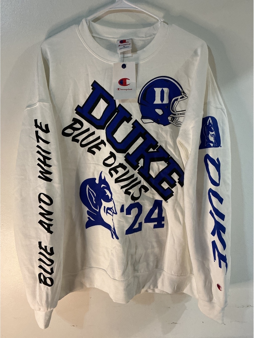 Duke Champion Brand Sweatshirt new with tags
